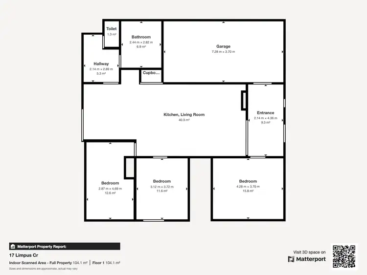 Floorplan of Homely house listing, 17 Limpus Crescent, Kalkie QLD 4670
