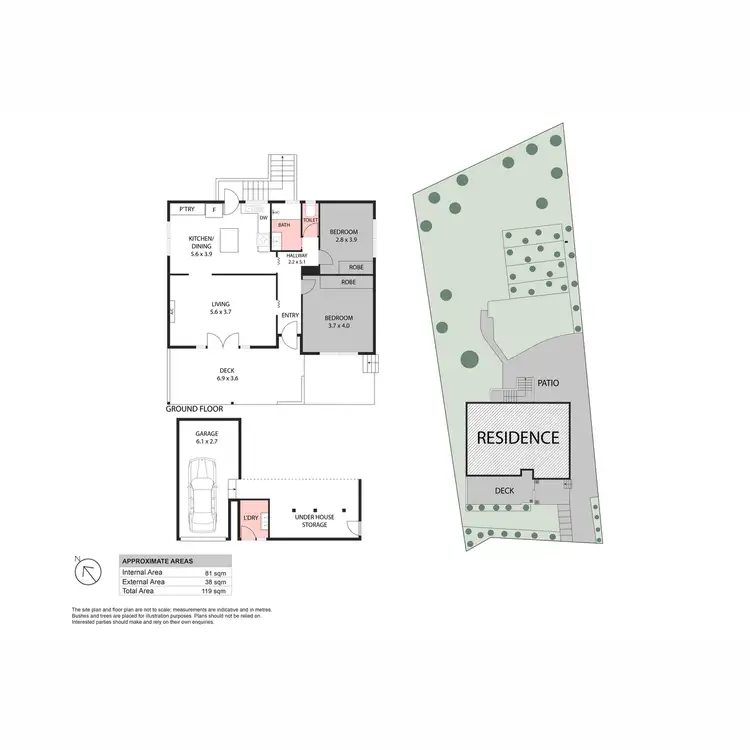 Floorplan of Homely house listing, 10 Collarena Crescent, Kahibah NSW 2290
