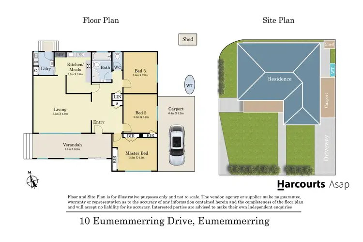 Floorplan of Homely house listing, 10 Eumemmerring Drive, Eumemmerring VIC 3177