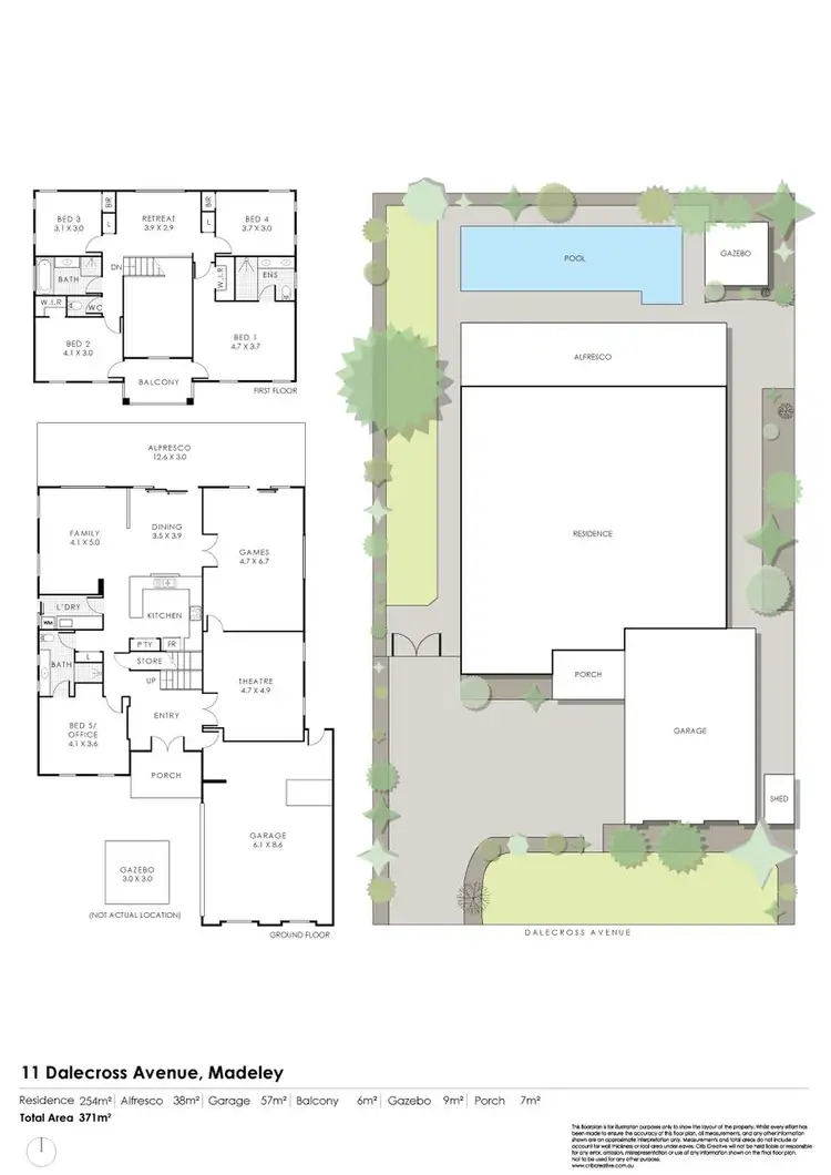 Floorplan of Homely house listing, 11 Dalecross Avenue, Madeley WA 6065