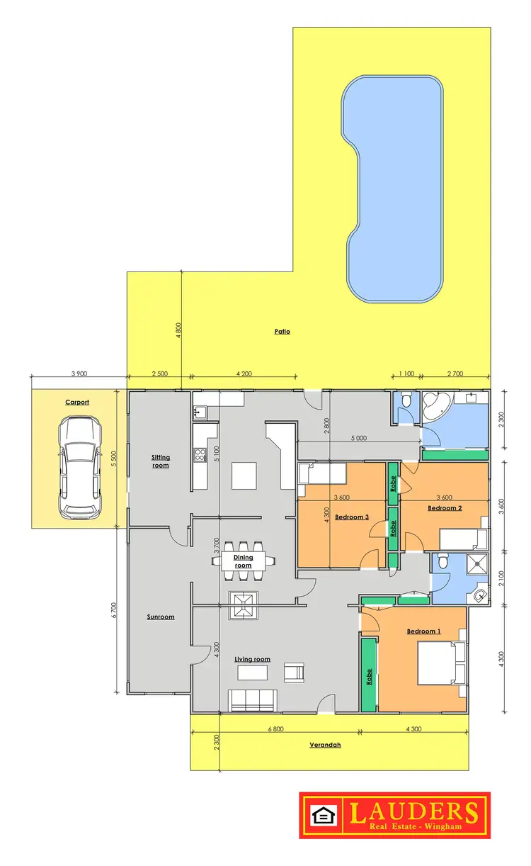 Floorplan of Homely house listing, 72 Combined Street, Wingham NSW 2429