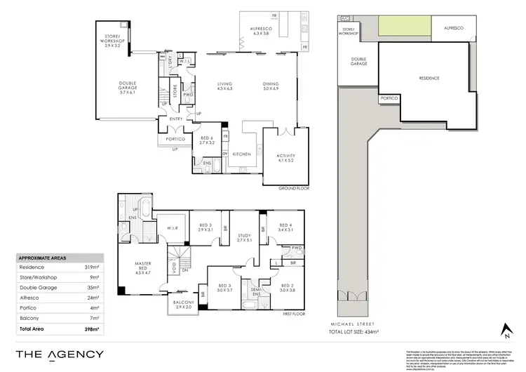 Floorplan of Homely house listing, 75A Michael Street, Yokine WA 6060