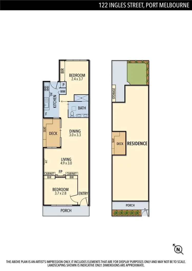 Floorplan of Homely house listing, 122 Ingles Street, Port Melbourne VIC 3207