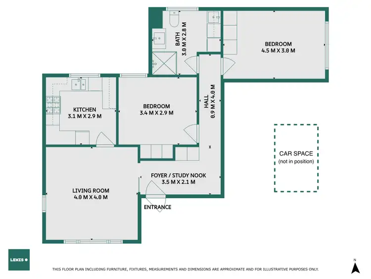 Floorplan of Homely apartment listing, 13/16-18 Passfield Street, Brunswick West VIC 3055