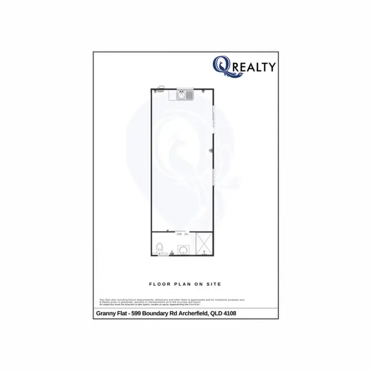 Floorplan of Homely flat listing, Granny Flat/599 Boundary Road, Archerfield QLD 4108