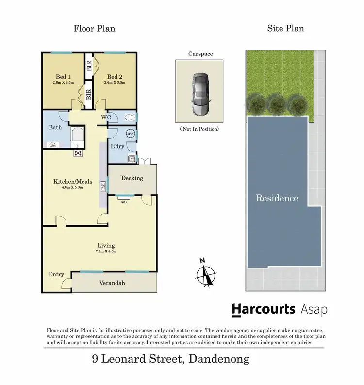 Floorplan of Homely house listing, 9 Leonard Street, Dandenong VIC 3175