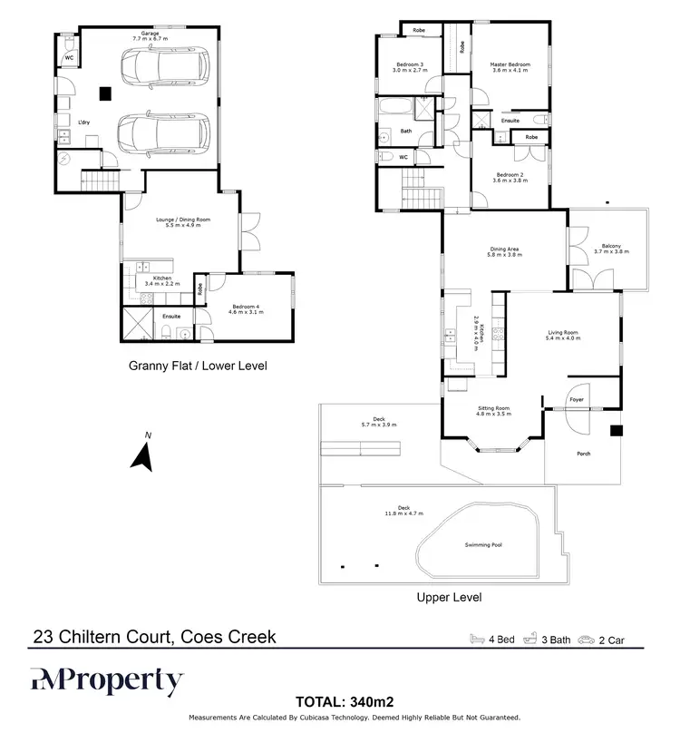 Floorplan of Homely house listing, 23 Chiltern Court, Coes Creek QLD 4560