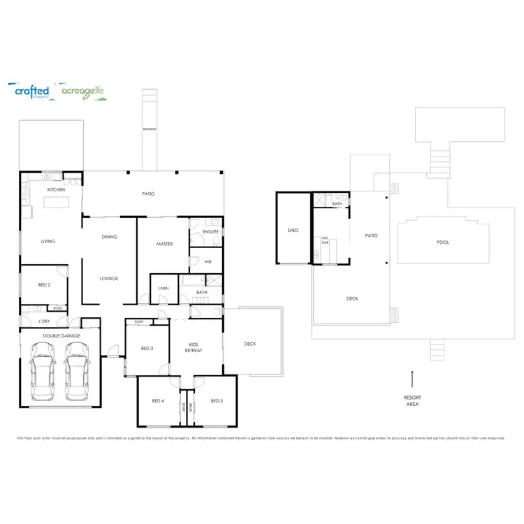 Floorplan of Homely rural property listing, 21 Brown Beech Drive, Flagstone QLD 4280