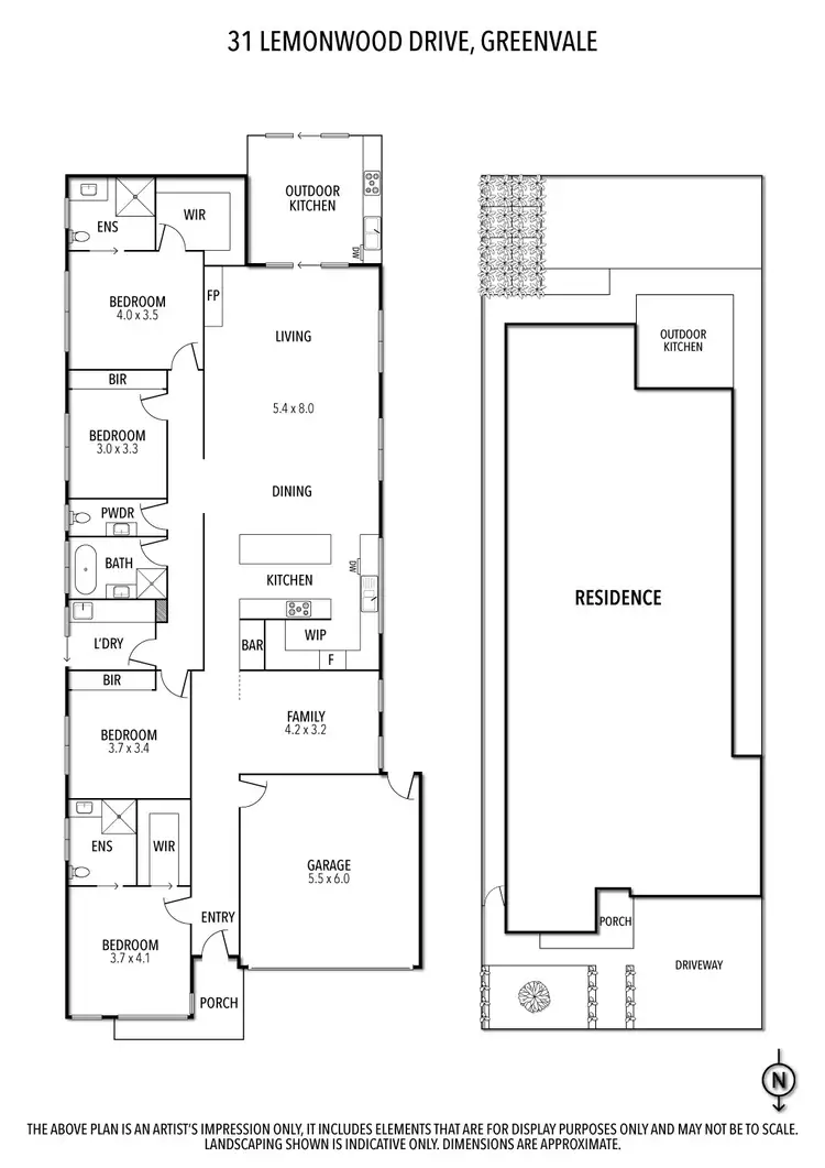 Floorplan of Homely house listing, 31 Lemonwood Drive, Greenvale VIC 3059