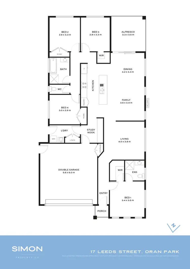 Floorplan of Homely house listing, 17 Leeds Street, Oran Park NSW 2570