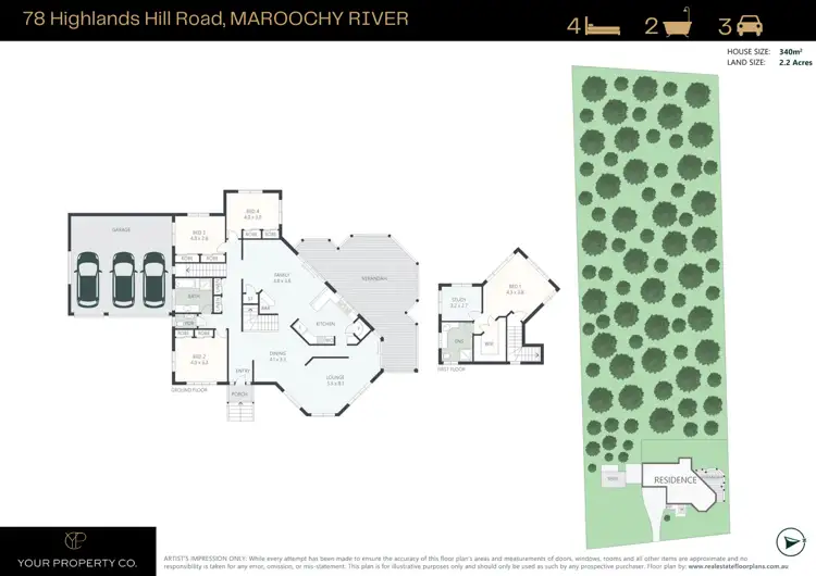 Floorplan of Homely house listing, 78 Highlands Hill Road, Maroochy River QLD 4561