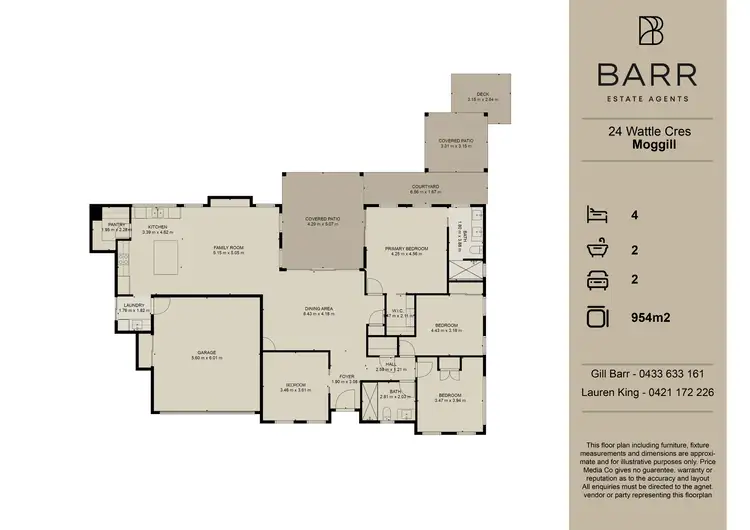 Floorplan of Homely house listing, 24 Wattle Crescent, Moggill QLD 4070