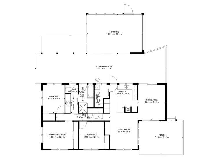 Floorplan of Homely house listing, 12 Olsen Street, Bundaberg East QLD 4670