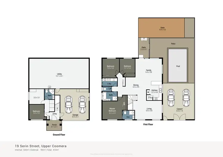 Floorplan of Homely house listing, 19 Serin Street, Upper Coomera QLD 4209