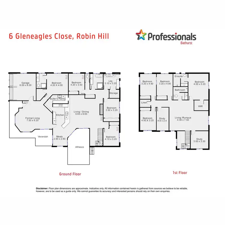 Floorplan of Homely house listing, 6 Gleneagles Close, Robin Hill NSW 2795