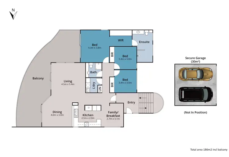 Floorplan of Homely unit listing, 2/40 Solitary Islands Way, Sapphire Beach NSW 2450