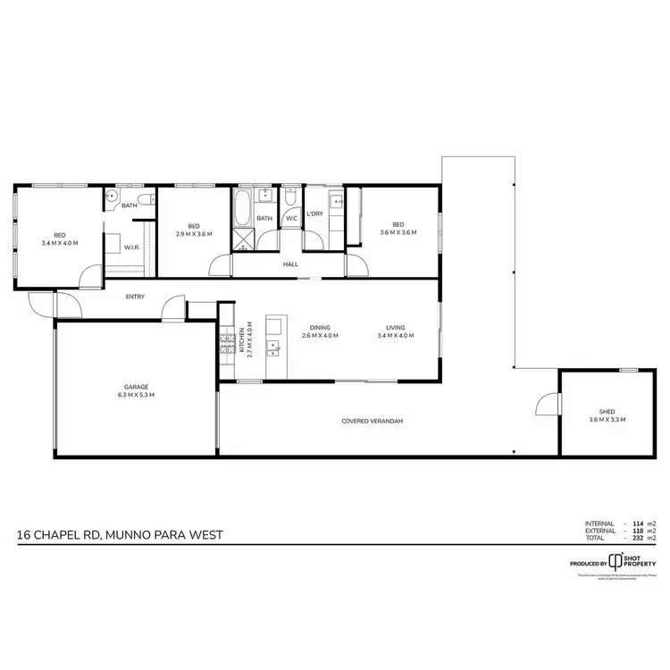 Floorplan of Homely house listing, 16 Chapel Road, Munno Para West SA 5115