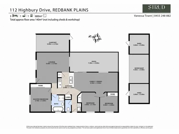 Floorplan of Homely house listing, 112 Highbury Drive, Redbank Plains QLD 4301