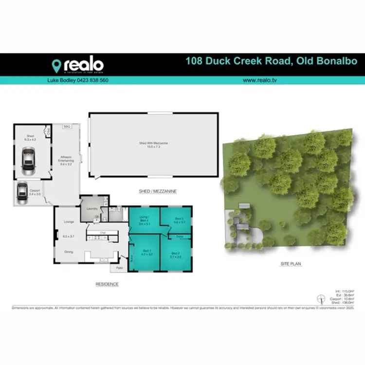 Floorplan of Homely house listing, 108 Duck Creek Road, Old Bonalbo NSW 2469