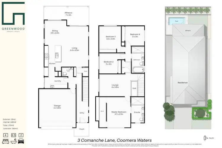 Floorplan of Homely house listing, 3 Comanche Lane, Coomera Waters QLD 4209