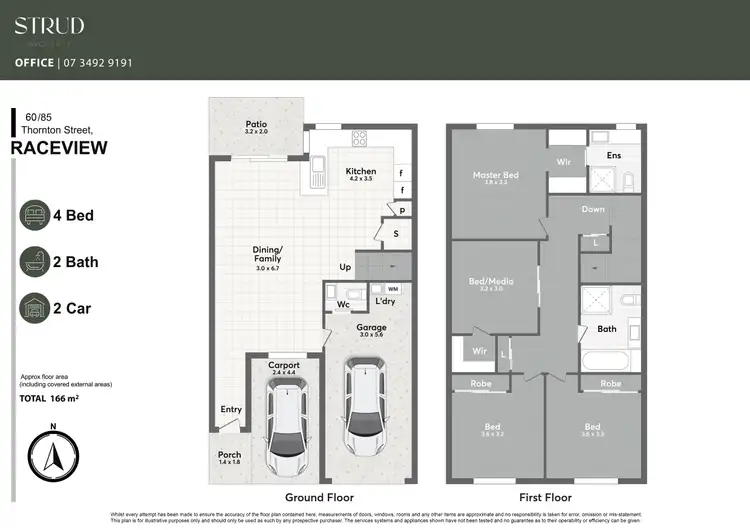 Floorplan of Homely townhouse listing, 60/85 Thornton Street, Raceview QLD 4305