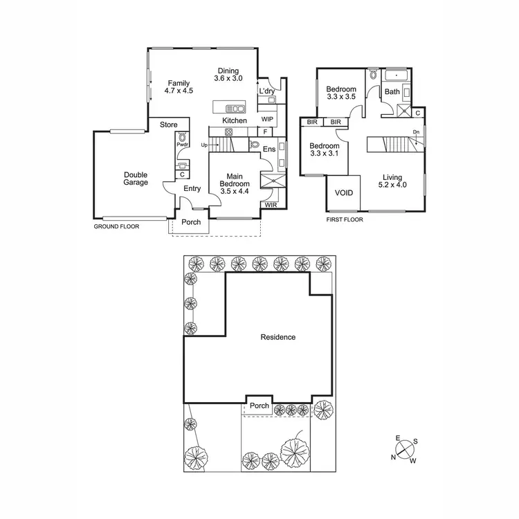 Floorplan of Homely townhouse listing, 1/16 Pitt Street, Mornington VIC 3931
