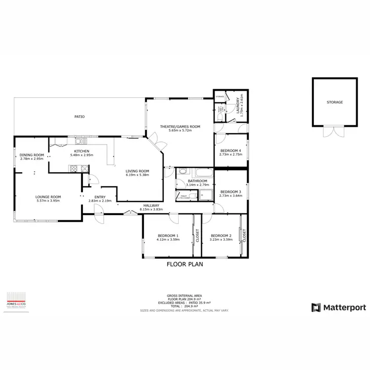 Floorplan of Homely house listing, 15 Lukin Way, Bassendean WA 6054