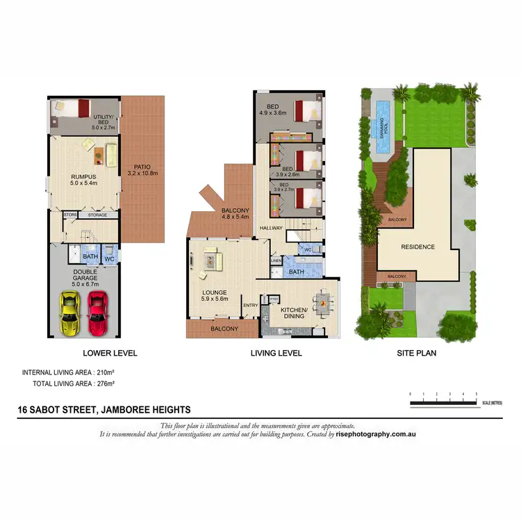 Floorplan of Homely house listing, 16 Sabot Street, Jamboree Heights QLD 4074