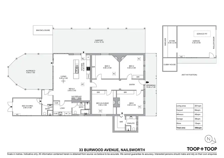 Floorplan of Homely house listing, 33 Burwood Avenue, Nailsworth SA 5083