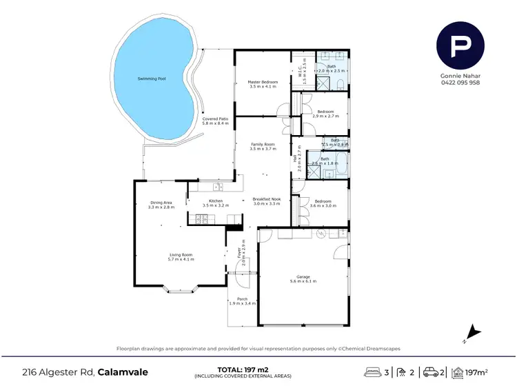 Floorplan of Homely house listing, 216 Algester Road, Calamvale QLD 4116
