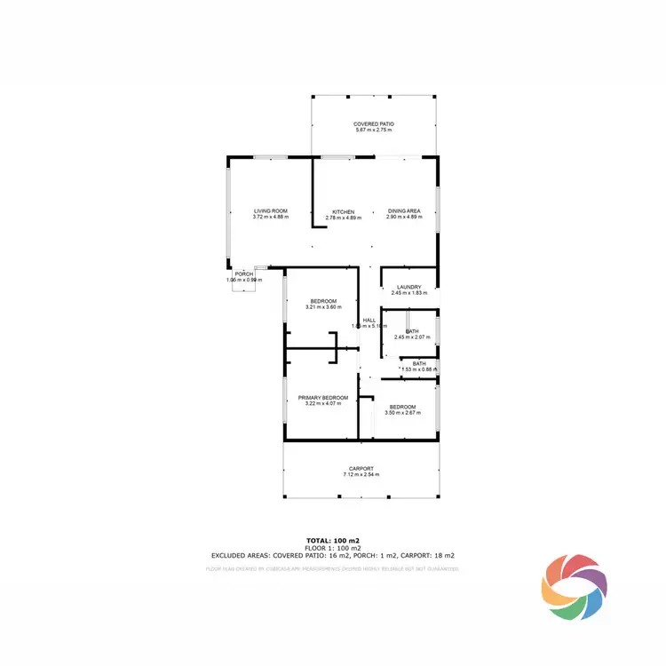 Floorplan of Homely house listing, 20 Waroo Place, Durack QLD 4077