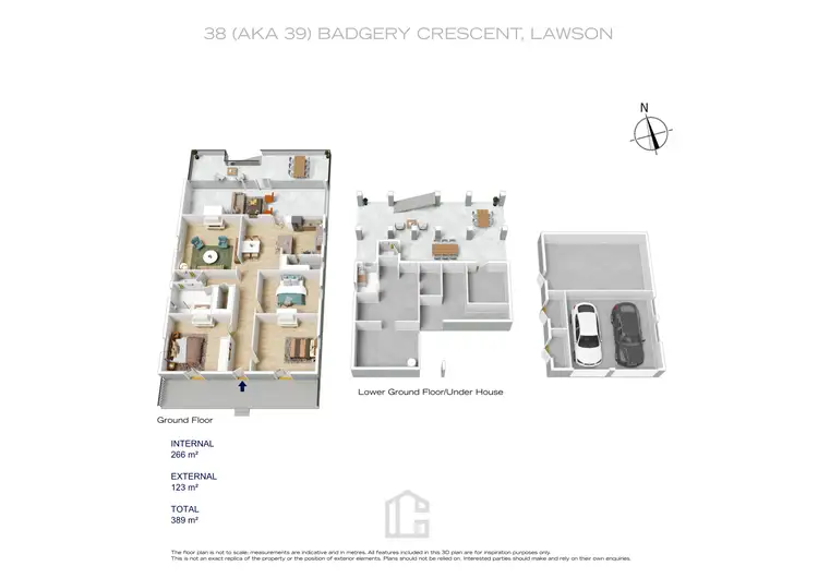 Floorplan of Homely house listing, 38 (aka 39) Badgery Crescent, Lawson NSW 2783