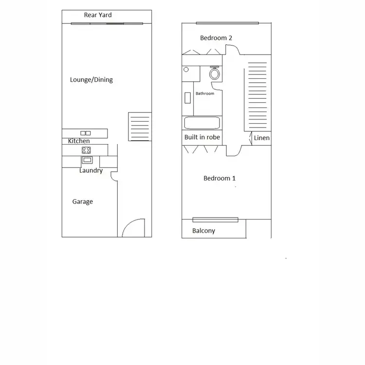 Floorplan of Homely townhouse listing, 6/1 West Street, Hindmarsh SA 5007