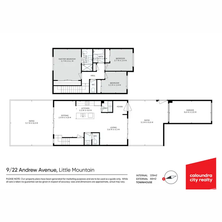 Floorplan of Homely unit listing, 9/22 Andrew Avenue, Little Mountain QLD 4551