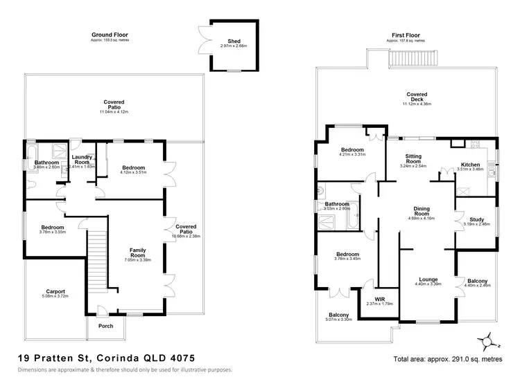Floorplan of Homely house listing, 19 Pratten Street, Corinda QLD 4075