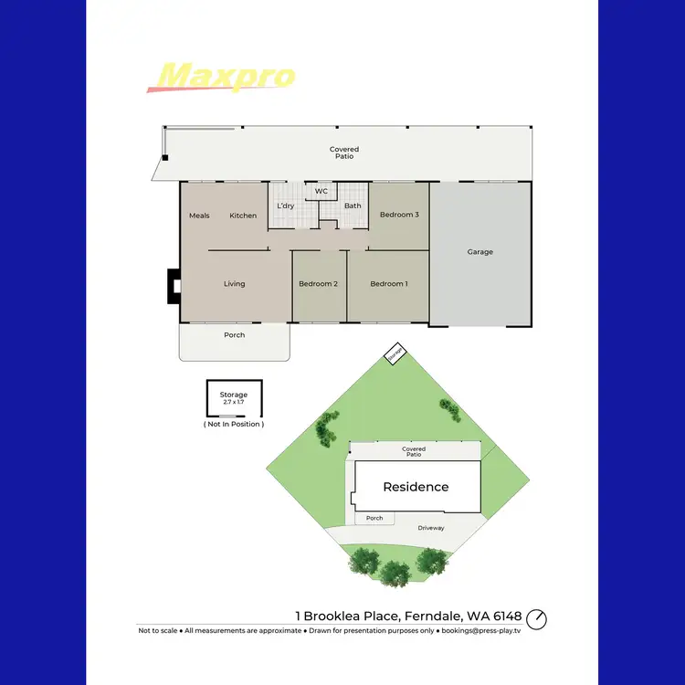 Floorplan of Homely house listing, 1 Brooklea Place, Ferndale WA 6148