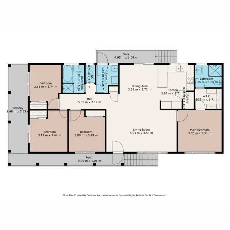 Floorplan of Homely house listing, 152 Marquis Street, Gunnedah NSW 2380