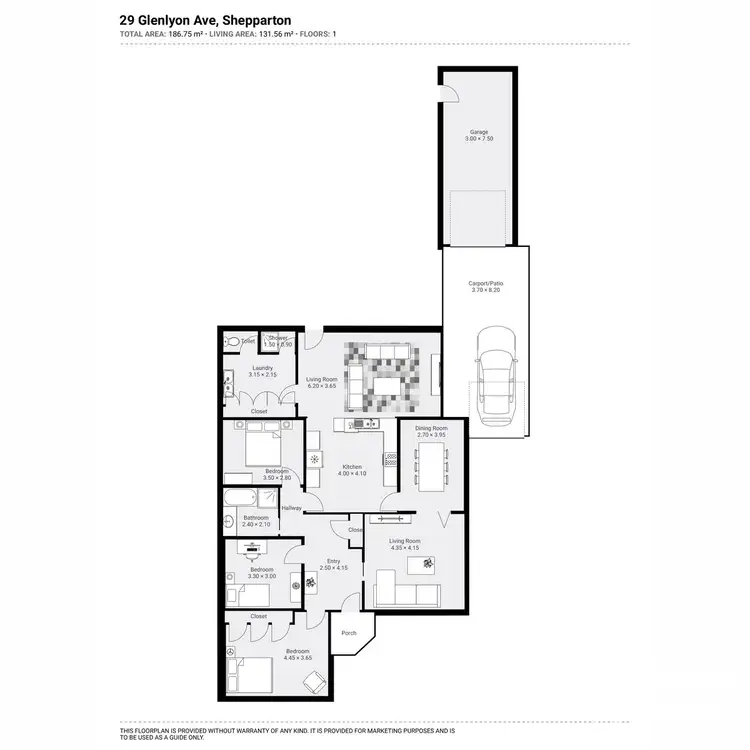 Floorplan of Homely house listing, 29 Glenlyon Avenue, Shepparton VIC 3630