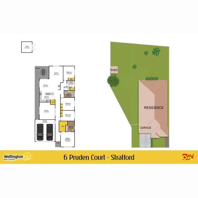 Floorplan of Homely house listing, 6 Pruden Court, Stratford VIC 3862