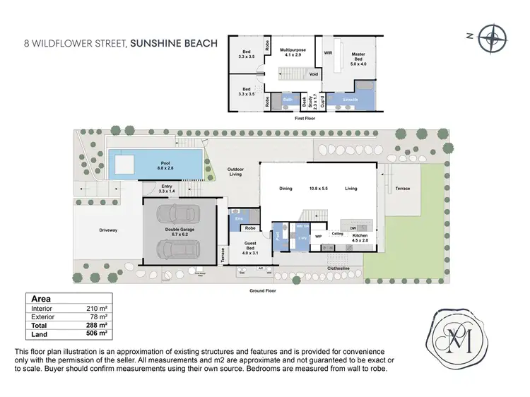 Floorplan of Homely house listing, 8 Wildflower Street, Sunshine Beach QLD 4567