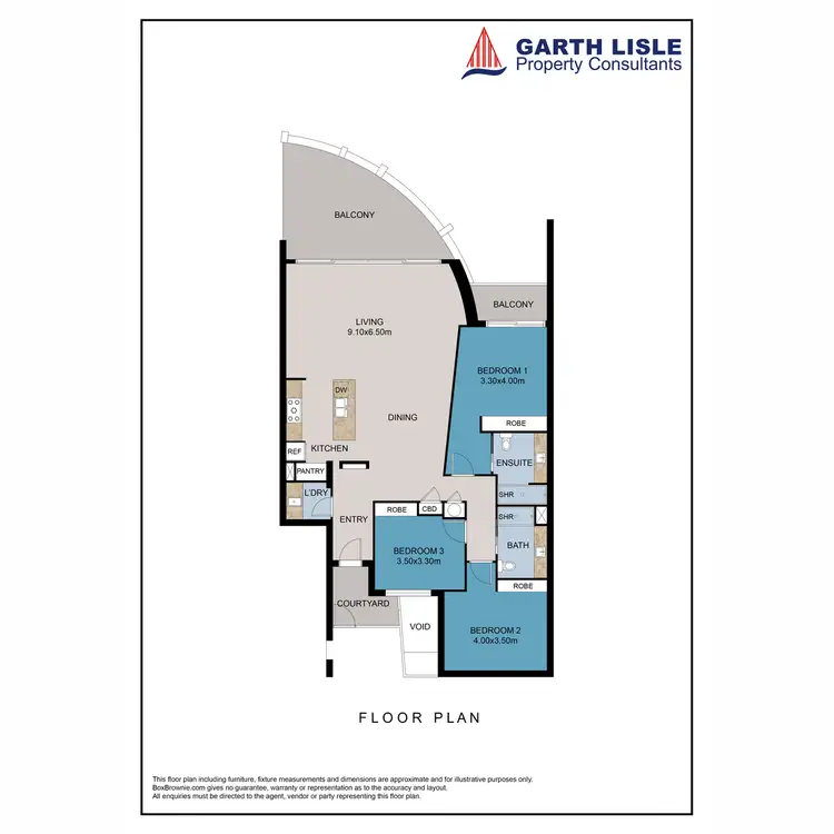 Floorplan of Homely apartment listing, 9/157-159 Marine Parade, San Remo VIC 3925