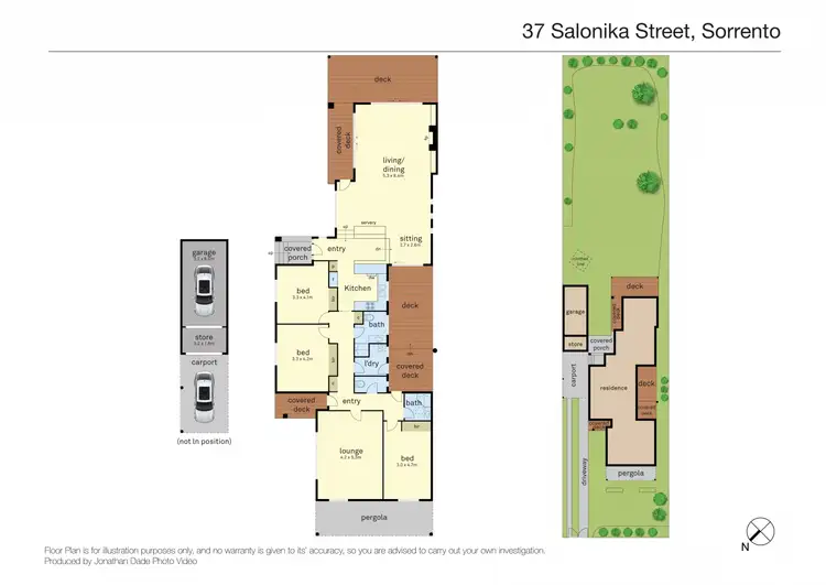 Floorplan of Homely house listing, 37 Salonika Street, Sorrento VIC 3943