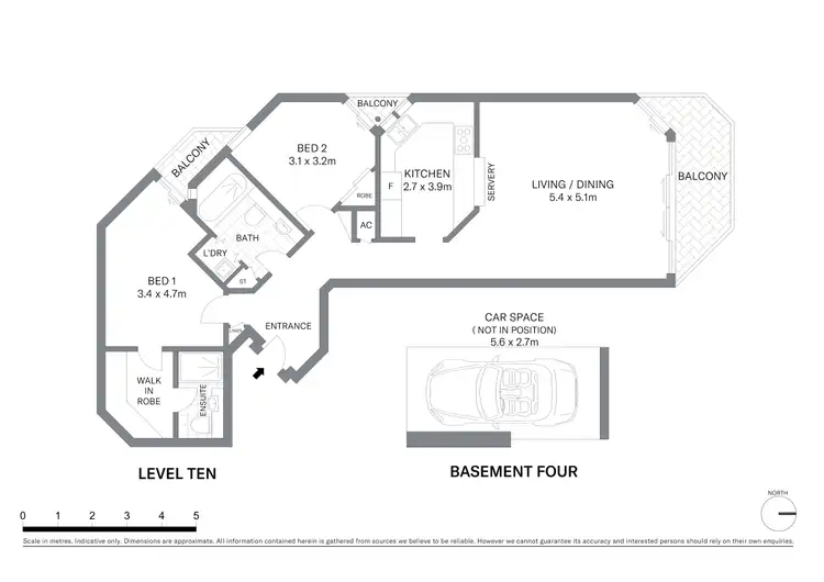 Floorplan of Homely apartment listing, 1002/187 Liverpool Street, Sydney NSW 2000