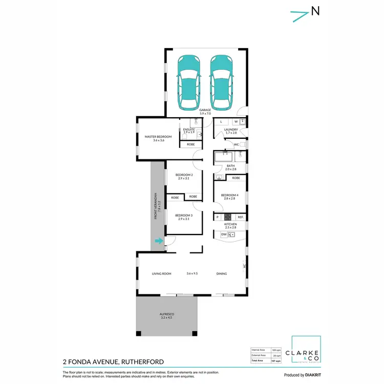 Floorplan of Homely house listing, 2 Fonda Avenue, Rutherford NSW 2320