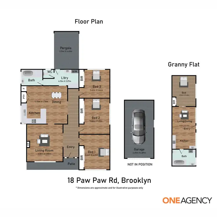 Floorplan of Homely house listing, 18 Paw Paw Road, Brooklyn VIC 3012