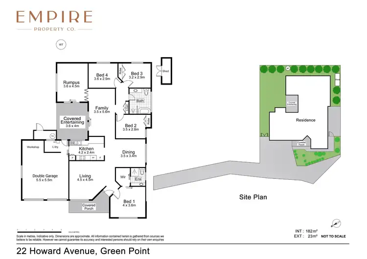 Floorplan of Homely house listing, 22 Howard Avenue, Green Point NSW 2251