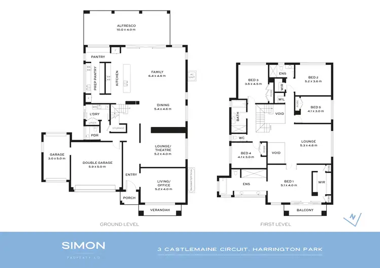 Floorplan of Homely house listing, 3 Castlemaine Circuit, Harrington Park NSW 2567