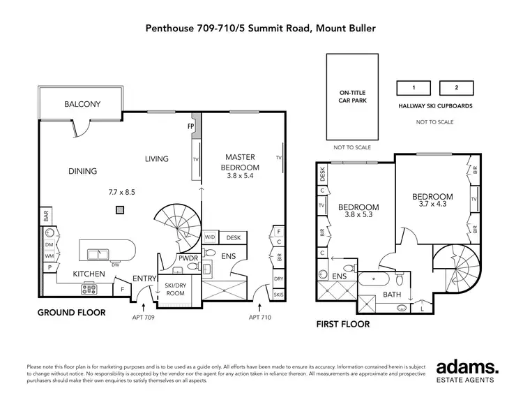 Floorplan of Homely apartment listing, Penthouse 709-710/5 Summit Road, Mount Buller VIC 3723