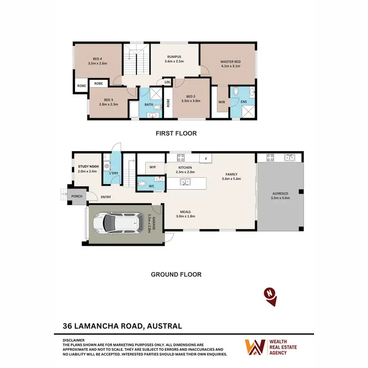 Floorplan of Homely house listing, 36 Lamancha Road, Austral NSW 2179