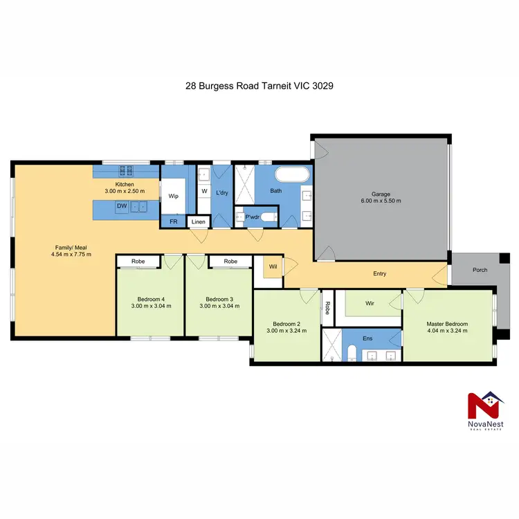 Floorplan of Homely house listing, 28 Burgess Road, Tarneit VIC 3029